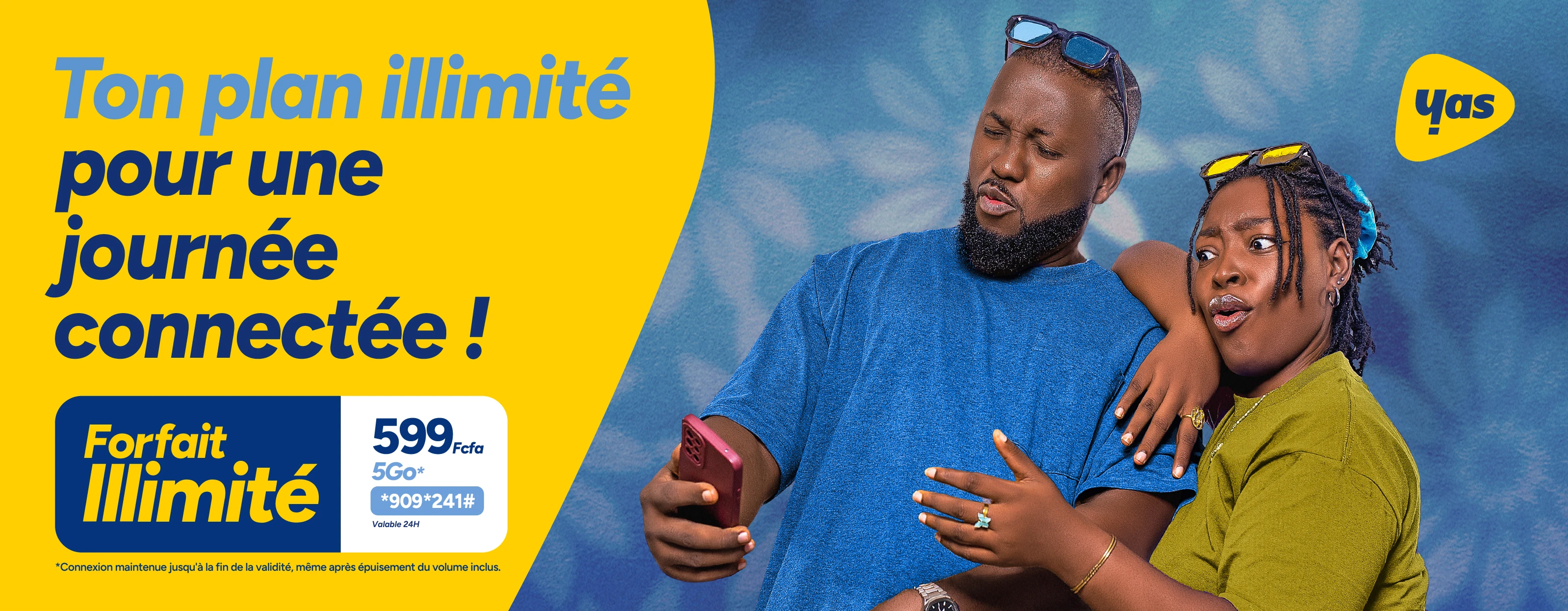 Bannière promotionnelle Yas Togo || 'Offres et services'